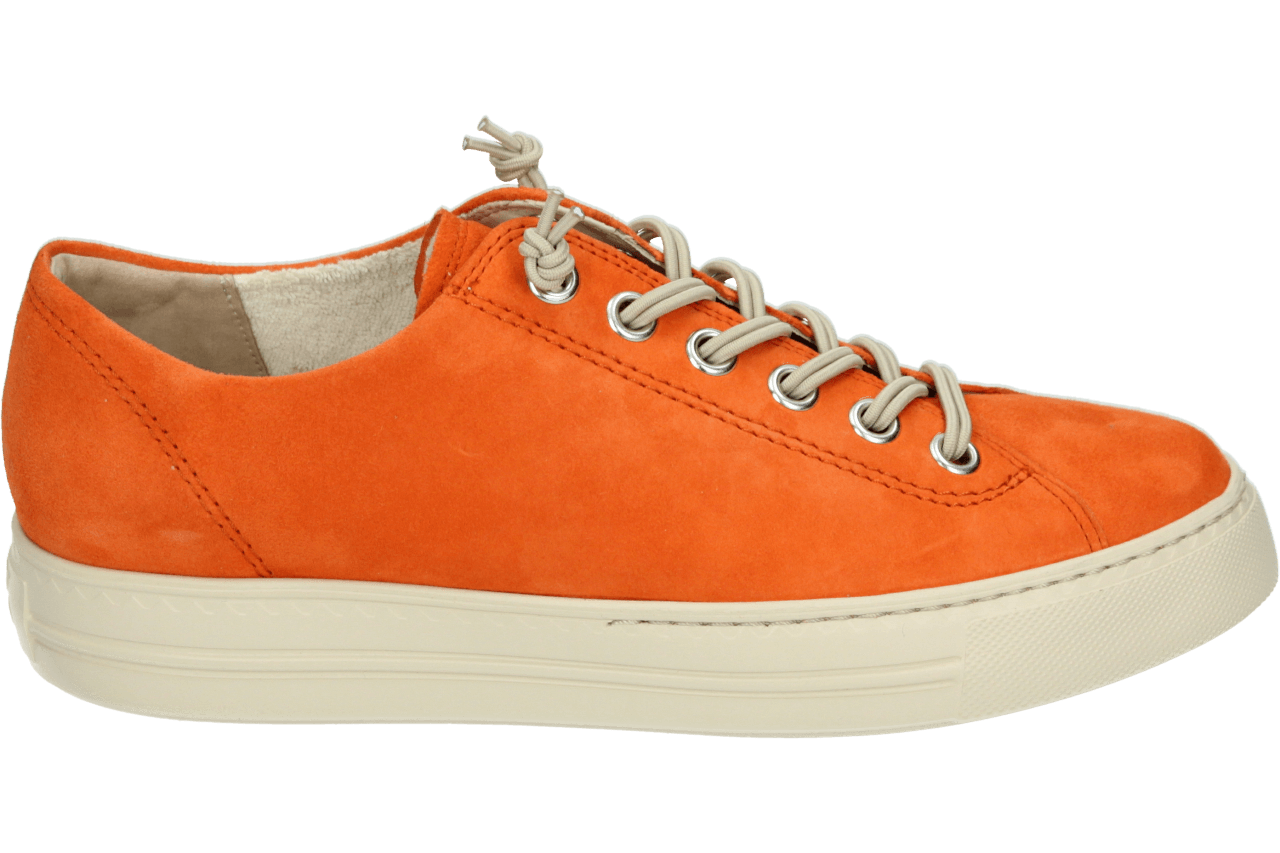 Paul Green 4081 - Volwassenen Lage sneakers - Kleur: Oranje - Maat: 39
