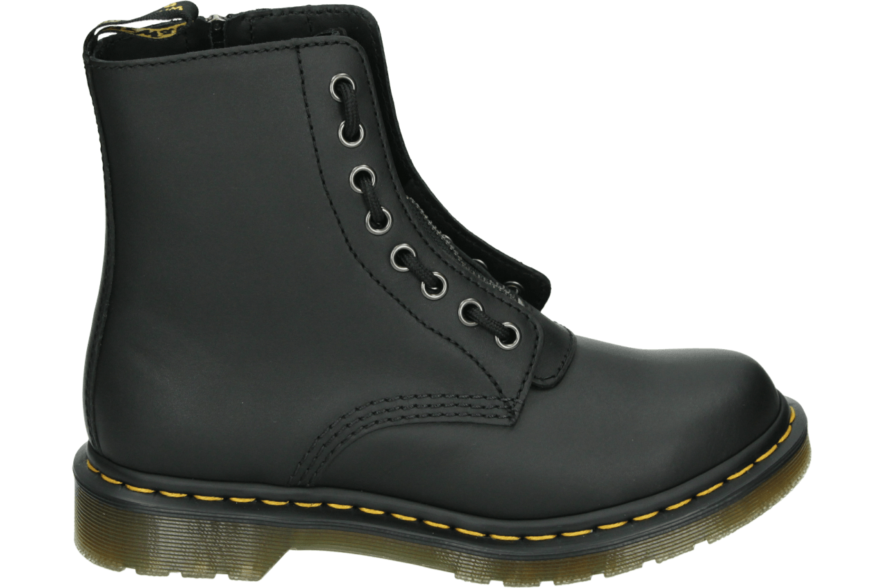 dr. martens 1460 PASCAL FRNT ZIP BLACK - alle