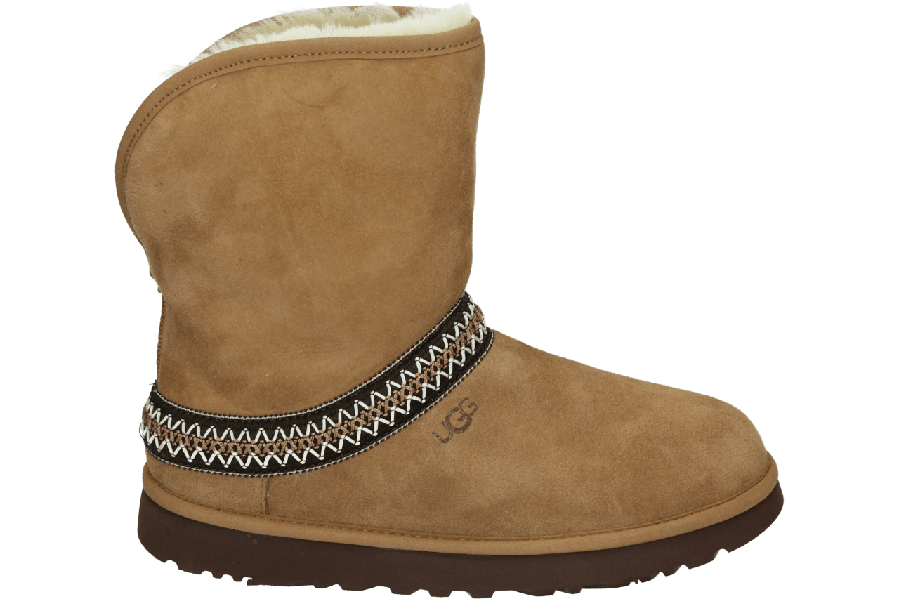 UGG CLASSIC SHORT CRESCENT W - alle