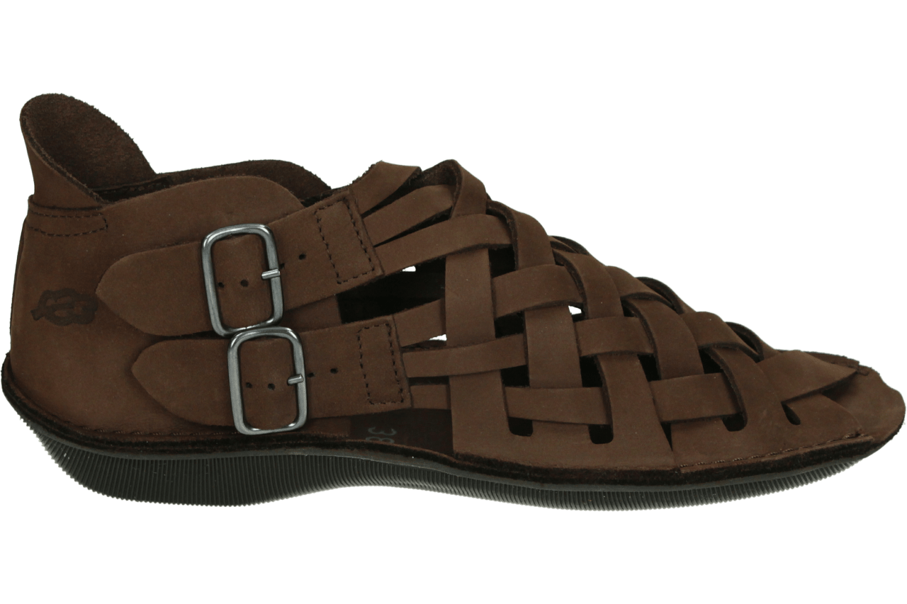 Loints of Holland 39401 TAARLO - Volwassenen Platte sandalen - Kleur: Oranje - Maat: 38