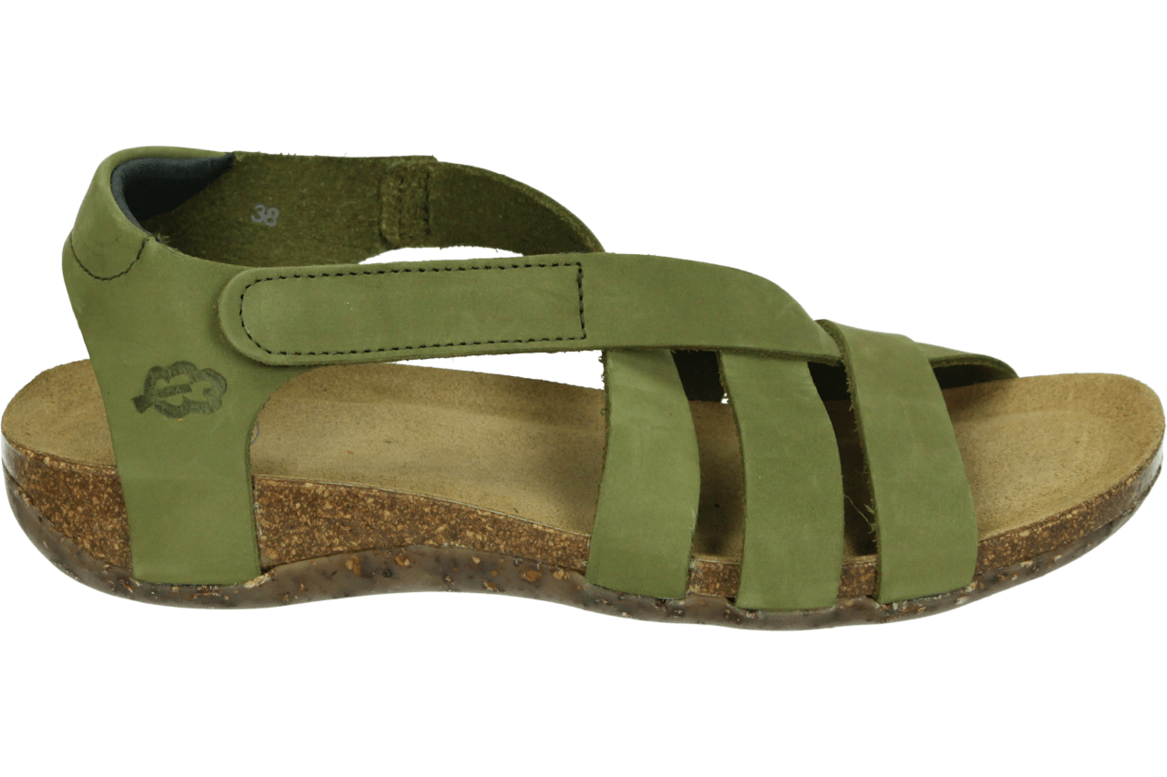 Loints of Holland 31202 VARIK - Volwassenen Platte sandalen - Kleur: Oranje - Maat: 39