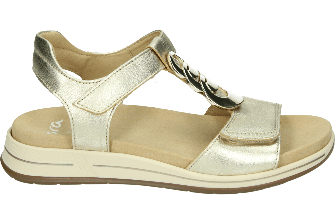 Ara -Dames - goud - sandalen - maat 40