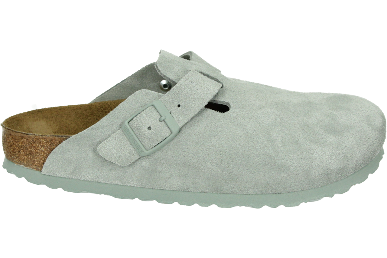 Birkenstock BOSTON SUEDE PURE SAGE - alle