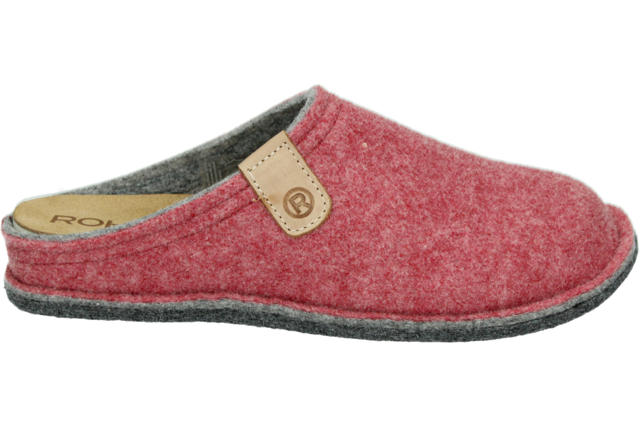 Rohde - Pantoffels Dames - Lucca - Roze - Antislip - Uitneembaar Voetbed - 6820-42 - Maat 40