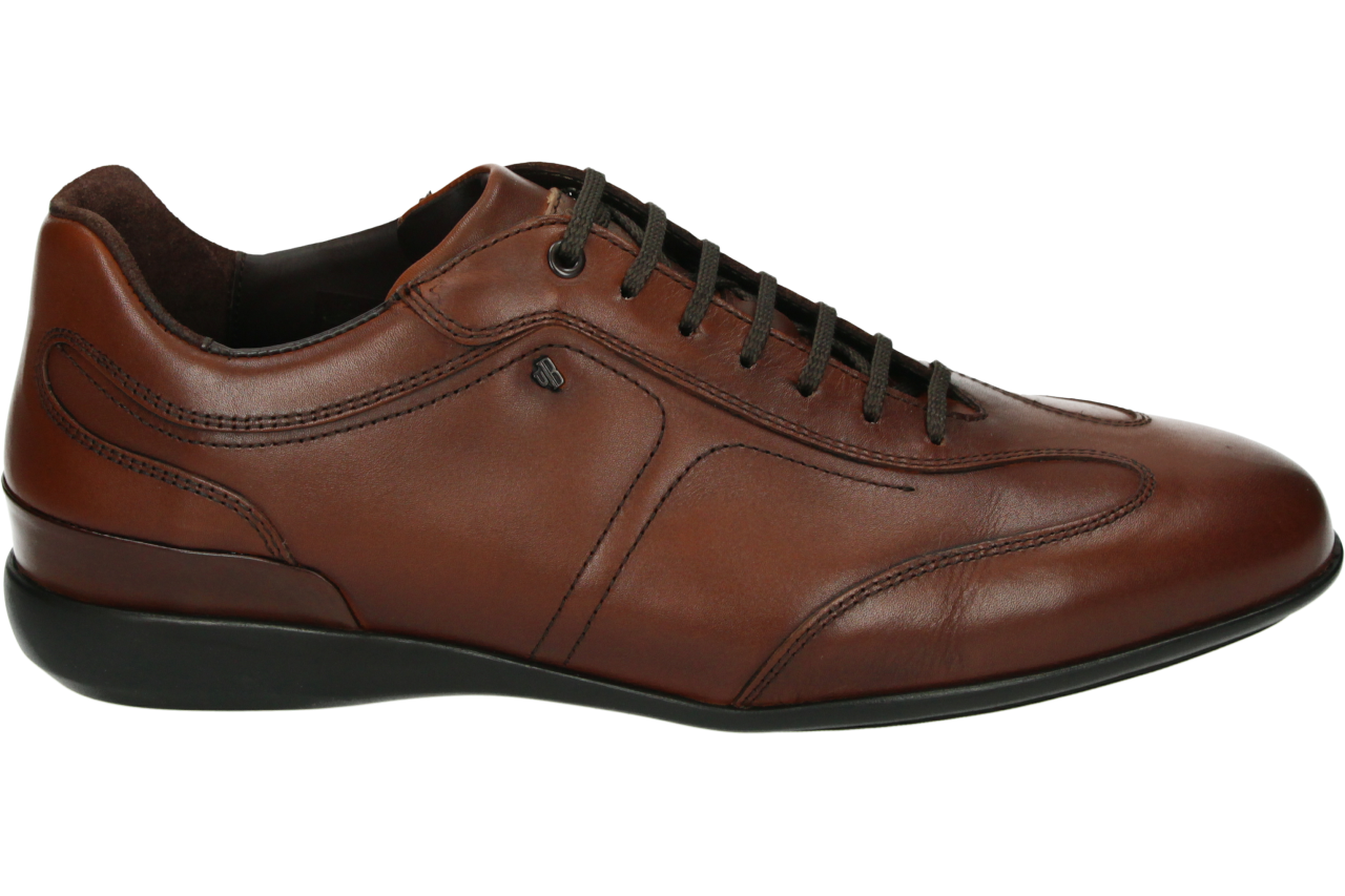 Van Bommel Senna 01.07-DarkCognac-H - CasualHeren sneakersHeren veterschoenVrije tijdsschoenen - Kleur: Cognac - Maat: 38.5