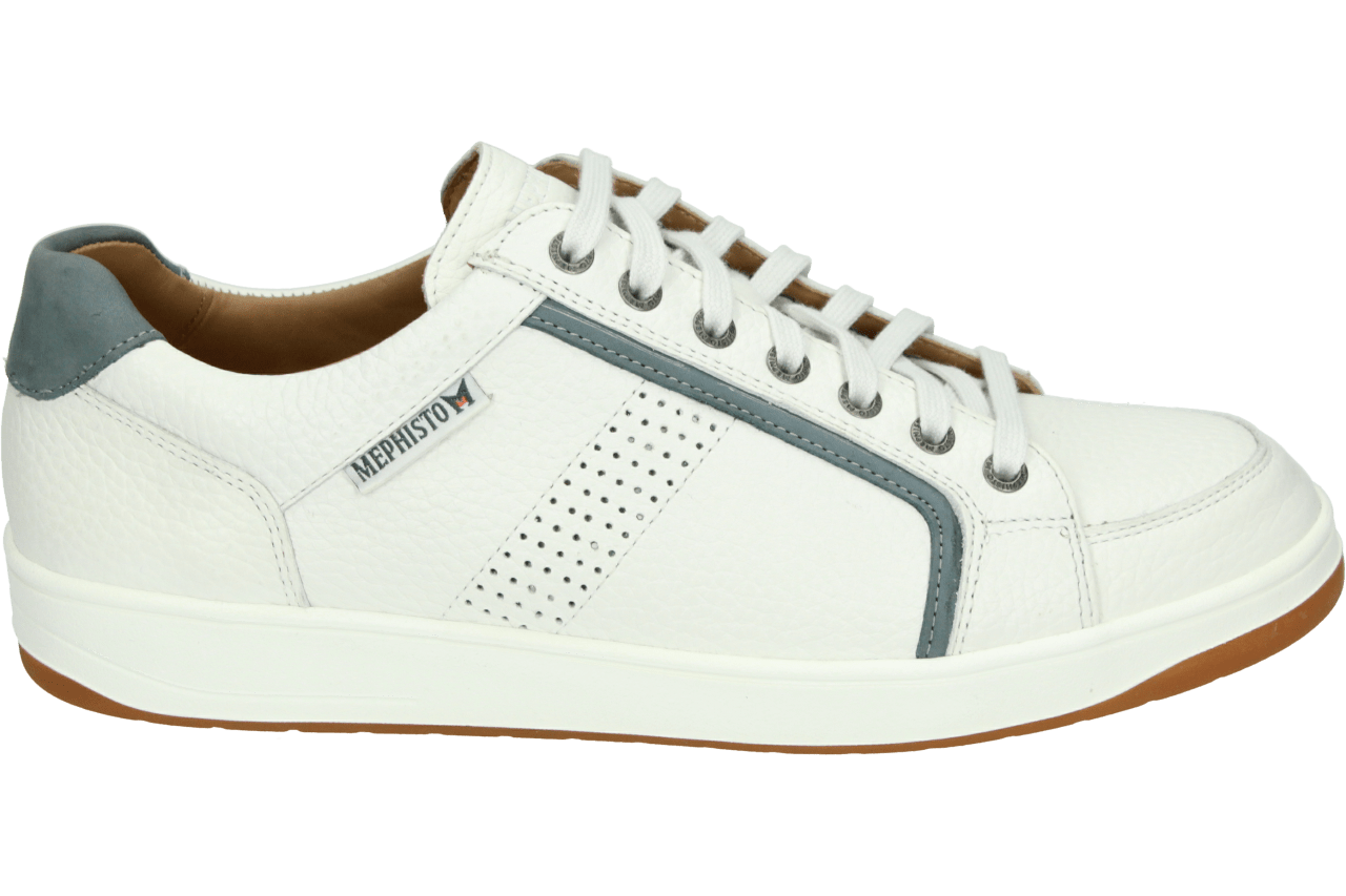 Mephisto HARRISON OREGON - Lage sneakersHeren sneakersVrije tijdsschoenen - Kleur: Wit/beige - Maat: 41