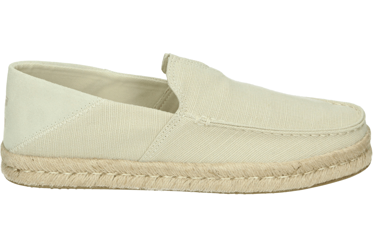 Toms Alonso Heritage Canvas Gebroken Wit Touwzool