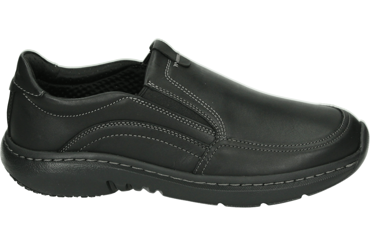 Clarks - Heren - ClarksPro Step - H - 2 - black leather - maat 10