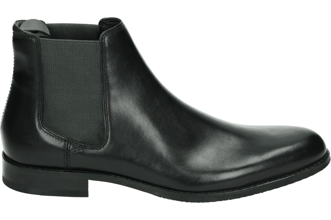 Clarks - Heren - CraftArlo Top - G - 2 - black leather - maat 8,5