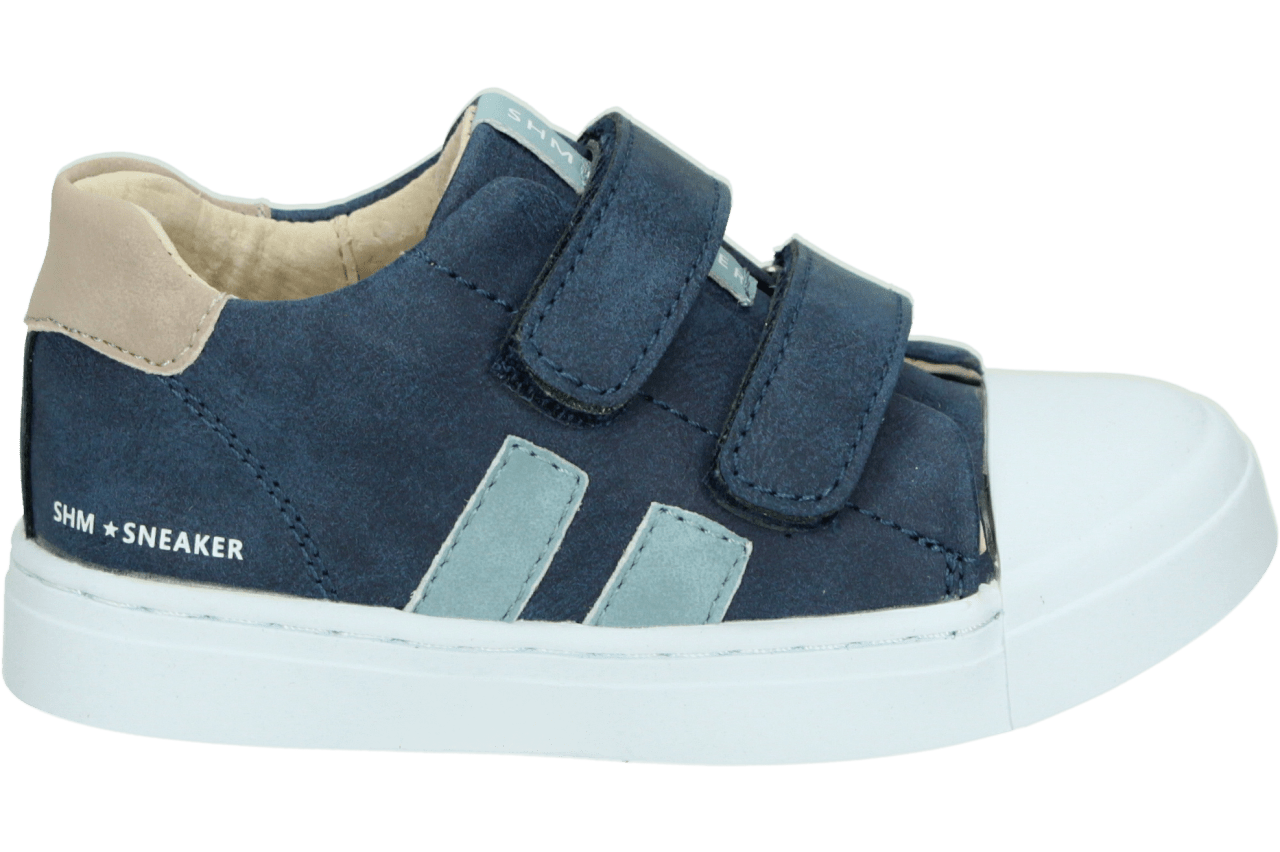 Shoesme Velcro Sneakers blauw Leer - Heren - Maat 26