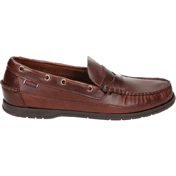 Sebago SLOOP SEAHORSE - Volwassenen Instappers - Kleur: Bruin - Maat: 41